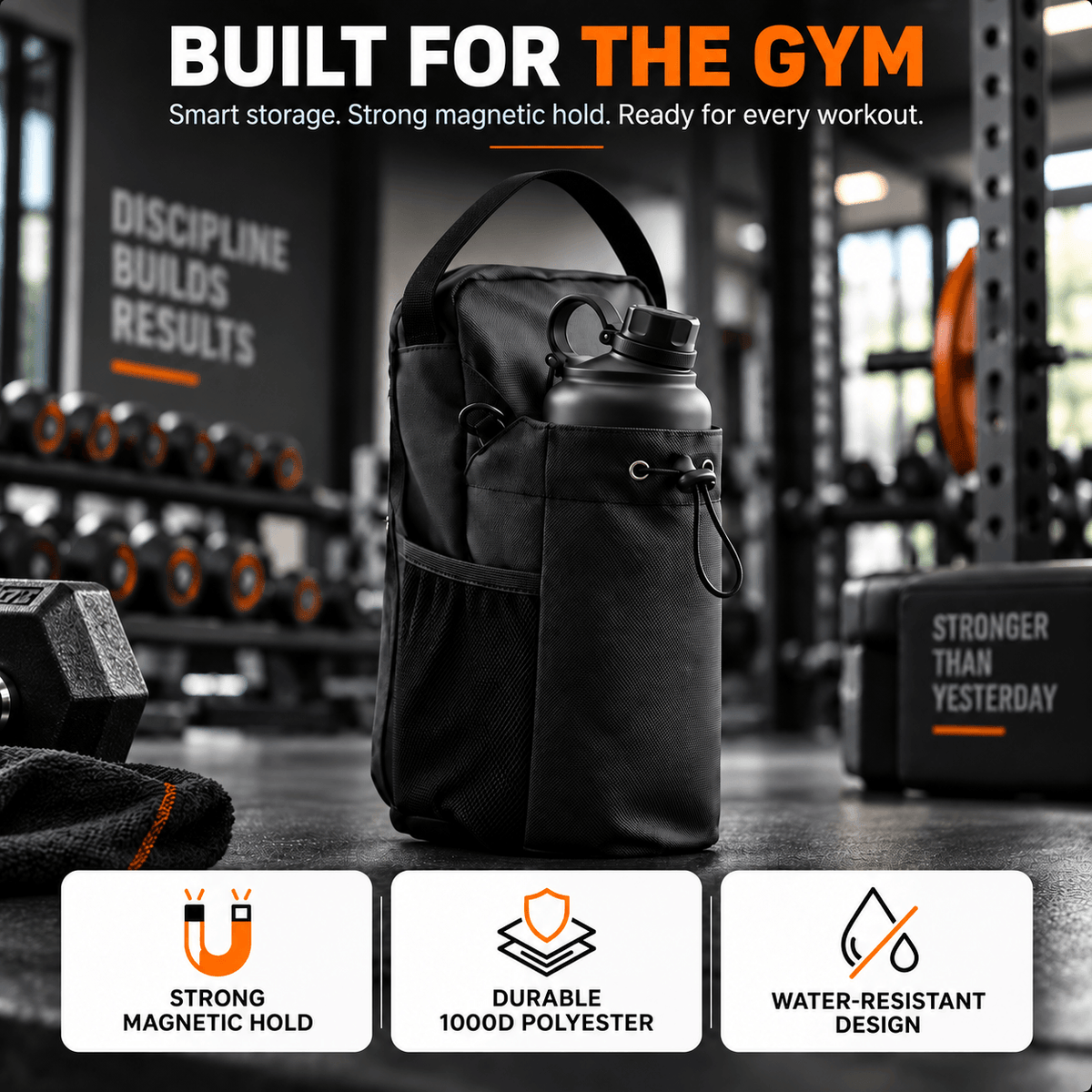 Sports and Fitness Magnetic Crossbody Bag