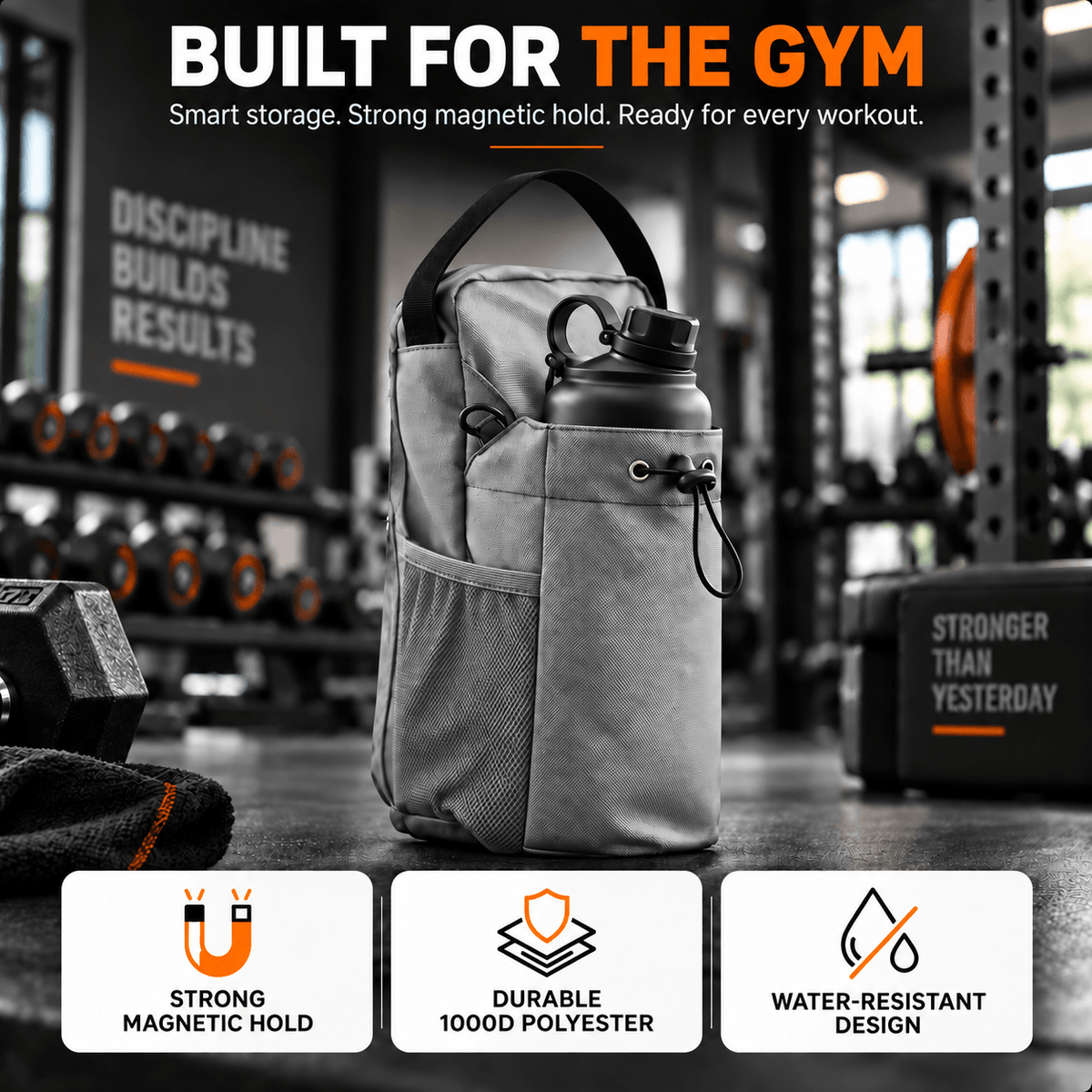Sports and Fitness Magnetic Crossbody Bag