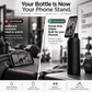 Magnetic Insulated Water Bottle with Phone Holder