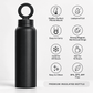 Magnetic Insulated Water Bottle with Phone Holder