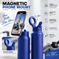 Magnetic Insulated Water Bottle with Phone Holder