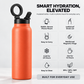 Magnetic Insulated Water Bottle with Phone Holder