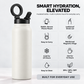 Magnetic Insulated Water Bottle with Phone Holder