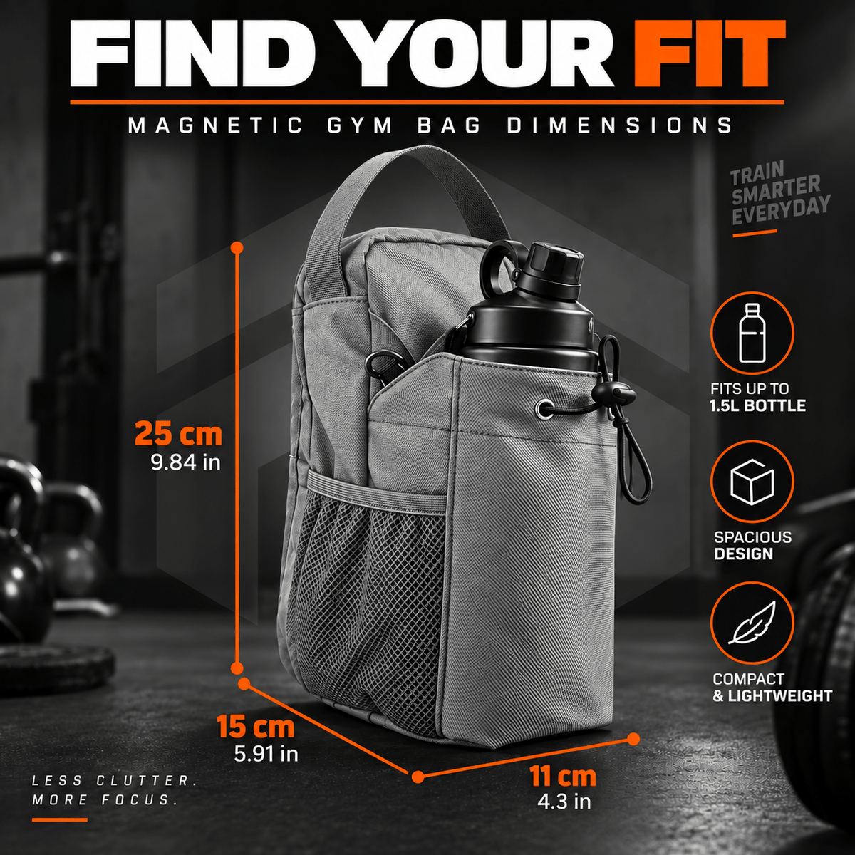 Sports and Fitness Magnetic Crossbody Bag